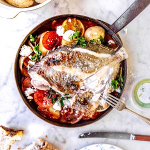 North African Style Baked John Dory