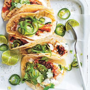 Grilled Lime & Coriander Fish Tacos with Jalapeño salsa (11th November )